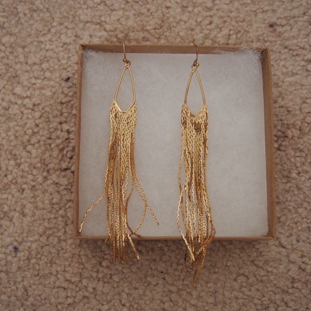 Gold Fashion Earrings